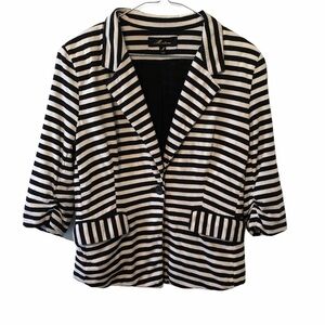 Monteau Striped Blazer